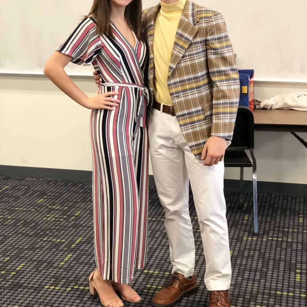 Stripped jumpsuit